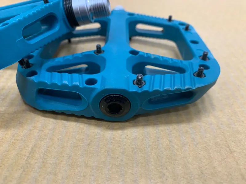 Scudgood Flat Pedal Sealed Nylon with Adjustable Pins in Blue-1